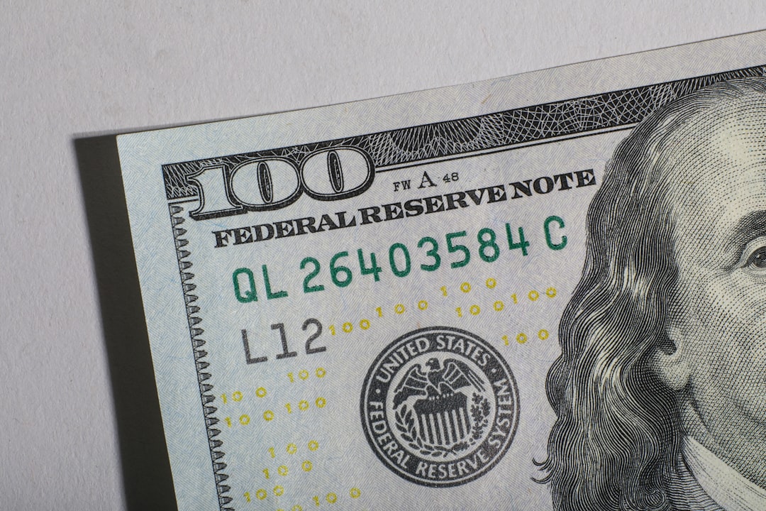 Close-up of a one hundred dollar bill