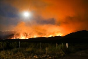 Wildfire now nine miles from French city of Bordeaux, mayor warns